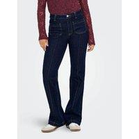 High Waist Flared Jeans