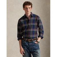 Oxford Cotton Fitted Shirt in Tartan