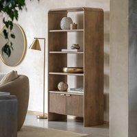 Corven Fluted Mango Wood Open Display Unit