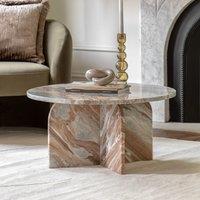 Addison Sculptural Marble Coffee Table