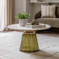 Spencer Glass & Marble Coffee Table