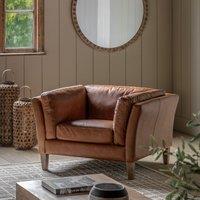 Carleton Antique Leather Armchair