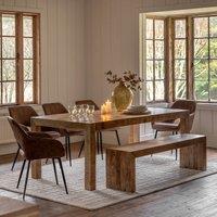 Rustana Weathered Mango Wood Dining Table
