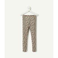 Leopard Print Jersey Leggings