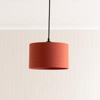 Rust Red Fabric Small Shade