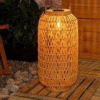 Solar Powered Outdoor Rope Lantern Floor Lamp
