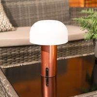 Rechargeable LED Outdoor/Indoor Mushroom Table Lamp