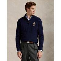 Polo Bear Half Zip-Up Wool Jumper