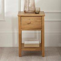 Coxhead 1 Drawer Oak Bedside