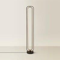 Matte Black Revolving LED Floor Lamp