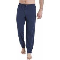 Long Cotton Pyjamas with Shirt Collar