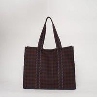 Sai Checked Tote Bag