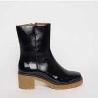 Clara Ankle Boots in Patent Leather