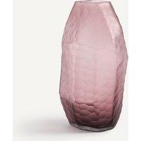 Zenka Vase in Burgundy Frosted Glass