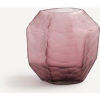 Zenka Vase in Burgundy Frosted Glass