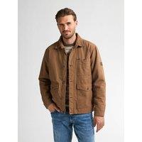 Jacket with Shirt Collar