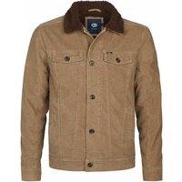 Velour Jacket with Shirt Collar