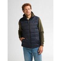 Sleeveless Padded Jacket with High Neck