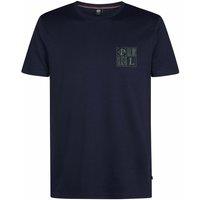 Chest Logo Print T-Shirt with Short Sleeves