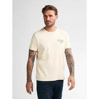 Chest Logo Print T-Shirt with Short Sleeves