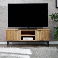 Gia Slatted Oak TV Unit