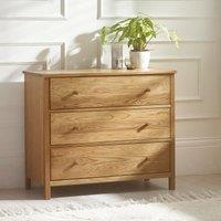 Coxhead 3 Drawer Oak Chest