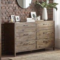 Ember Reclaimed Wood 6 Drawer Wide Chest