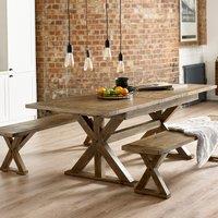 Loxley Reclaimed Wood Extending Trestle Table