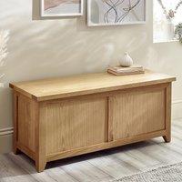 Ellery Oak Storage Bench