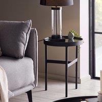 Lennie Mirror Glass Side Table