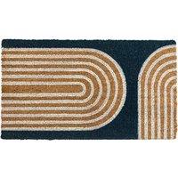 Geo Arches Teal Doormat