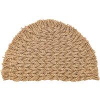 Semi-Circular Fringed Doormat