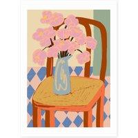 Flowers On A Chair by Sandra Poliakov