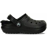 Kids Classic T Clogs with Faux Fur Lining