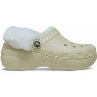 Classic Platform Clogs with Faux Fur Lining