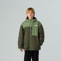 Reversible Coat with A Sherpa Side and A Padded Side