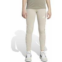 Cotton Leggings with Leopard Print Detail