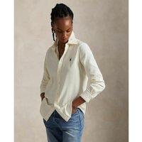 Cotton Long-Sleeved Shirt in Velour