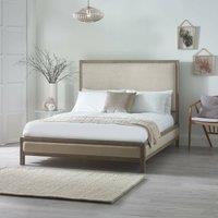 Sophie French Antique Linen & Limed Oak Bed