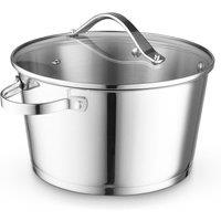 24cm Stainless Steel Casserole with Lid