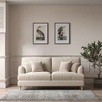 Emeline Tonal Basket Weave 3 Seater Sofa with Oak Legs