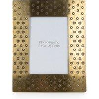 5x7" Sunburst Etched Metal Photo Frame