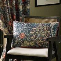 Seaweed Printed Velvet Cushion