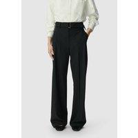 Striped Belted Wide Leg Trousers