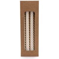 Set of 4 Twisted Dinner Candles