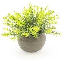 15cm Artificial Mini Rosemary Plant in Pot