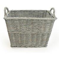 Rectangular Wicker Log Basket