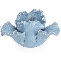 Blue Flower Shaped Tealight Holder