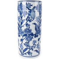 18" Floral Pattern Cylinder Vase