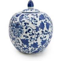 9" Sumatra Ornate Design Ginger Jar